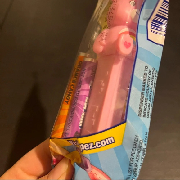 NEW Care Bears Pez Dispenser Cheer Bear Pink With Candy Stocking Stuffer Gift - Picture 5 of 6